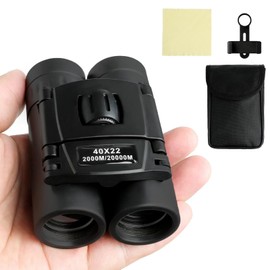 Kompaktes Kleines Fernglas, Mini Fernglas Teleskop Faltbares 8X HD Fernglas mit Smartphone-Adapter, für Erwachsene Kinder Vogelbeobachtung, Opernkonzert, Reisen, Wandern, Outdoor Landschaft
