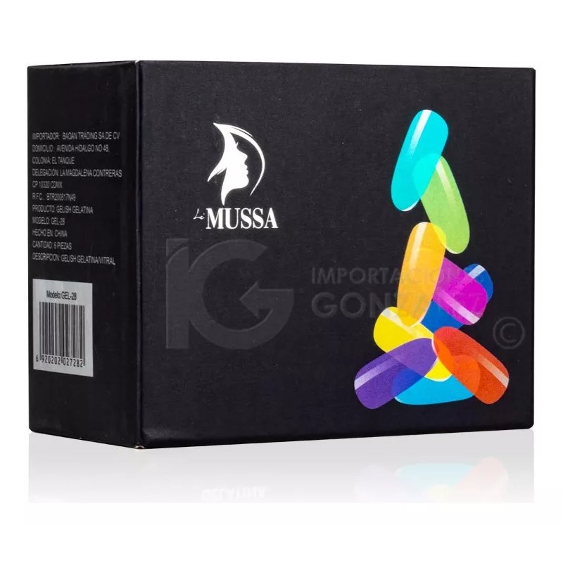 Mussa Gama De Gel Mussa® Efecto Gelatina 6 Esmaltes Para