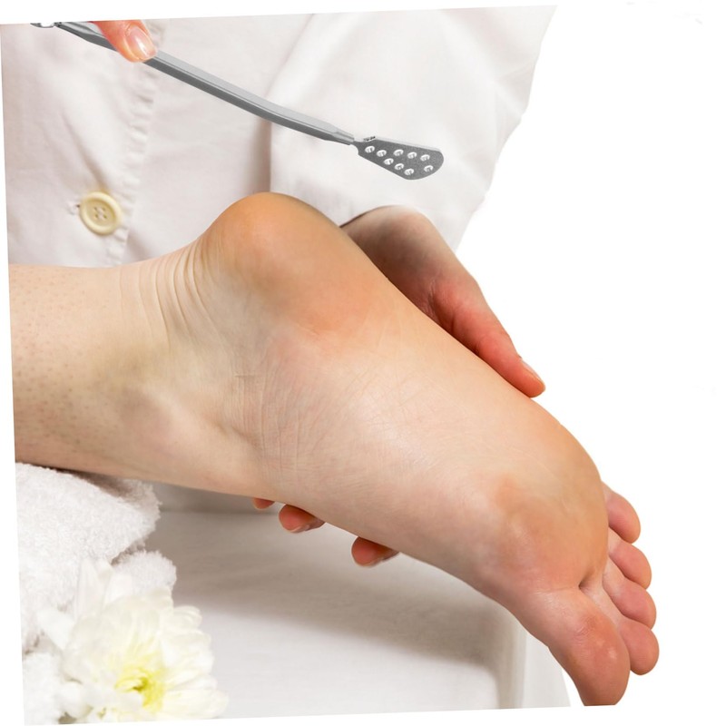 IWOWHERO Stainless Steel Double-headed Foot File for Callus Removal and