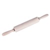 Jacent Genuine Hardwood 7.5 Inch Rolling Pin With Ergonomic Handles,