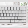 White Keycaps - 136 Keys Crystal Jelly Translucent Keycaps 75