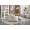 Bean Bag Chair with Ottoman, Comfy Beanbag Chair for Adults