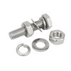 80 Pieces M5 x 16 Stainless Steel Hexagon Screws with
