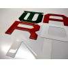 AFX-TRIMS 3D RAISED DOMED TAILGATE MEXICAN FLAG LETTERS FOR 2014-21