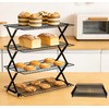 4 Tier Collapsible Cooling Rack for Baking, Cookie Baking Gadgets,