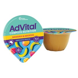 AdVital Buy Advital Smooth Fruit Banana And Mango 120g Twin Pack Online