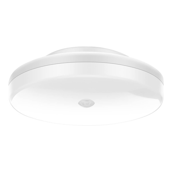 Hzesong LED Sensor Light, Small, Motion Sensor Included, LED Ceiling Light, Entrance Light, Hallway Light, Toilet Light, Lavatory Lighting, Ceiling Light Fixture, 3 - 6 Tatami Mats, Bulb Color, 1050 LM, Equivalent to 100W Type, PSE Certified, Japanese In