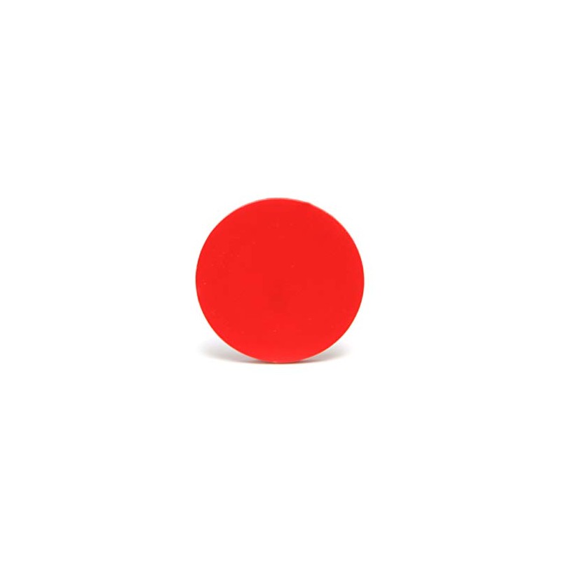 NFC PVC Coin On Metal NTAG 213 180 Byte Red