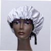 FOMIYES Satin Silk Sleep Cap Double Layer Night Sleeping Hat