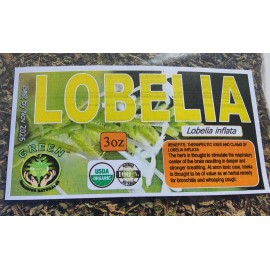 Green Remedios Lobelia, lobelia leaf, Lobelia inflata, lobelia herb, Hierba del asma 3oz !!!