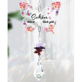 CadeauJoie Gifts for Women, Crystal Sun Catcher, Birthday Gift for Women, Mother's Day Gift for Mum, Gift for Girlfriend, Mum, Grandma, Birthday, Mother's Day, Easter, Wedding Anniversary