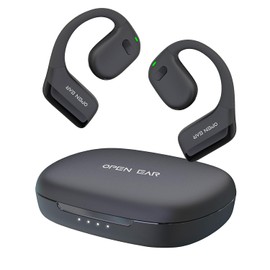 Uplayteck Auriculares de Conducción de Aire, Bluetooth 5.3 Audífonos Inalámbricos de Oído Abierto con Ganchos para Las Orejas Ajuste Seguro Ultra Cómodo, Auriculares Impermeables IPX5 para Deportes