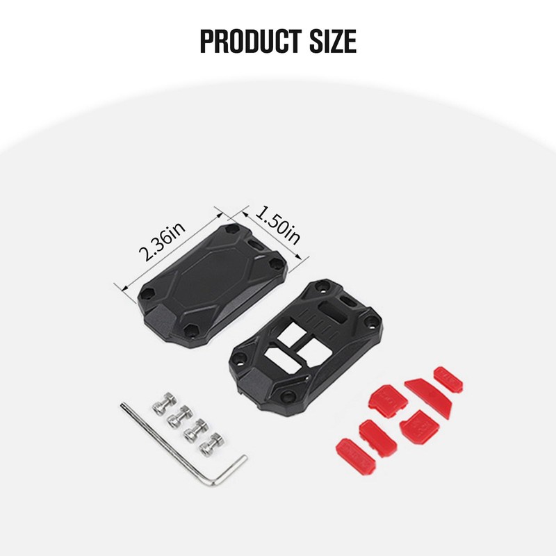 JeCar Key Fob Cover Case ABS Key Shell Protection Compatible