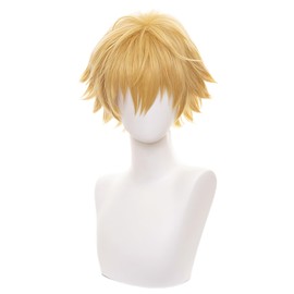 GhostNef Chainsorman Denji Cosplay Wig, Heat Resistant, Breathable, Net, Comic Market, Event, Halloween, Christmas Costume, Disguise