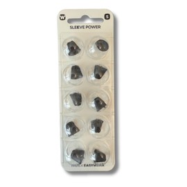 Widex Sleeve Power Hearing Aid Tips – Secure Fit for Hearing Aids, Noise Isolation (Small)