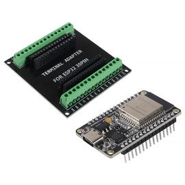 1 Sets ESP32 Development Board USB-C Interface ESP-32 ESP32 with ESP32 Breakout Board Shield Terminal Adapter for ESP32 30Pin