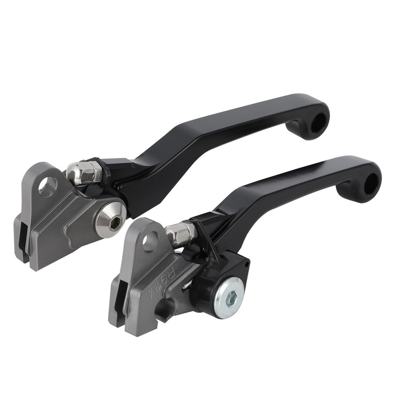 USTPO Motorcycle Clutch Brake Lever Foldable CNC Pivot Folding Levers