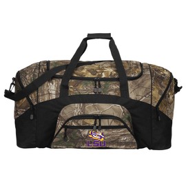 Large Camo LSU Duffel Bag Or Camo LSU Gym Bag or Travel Suitcase