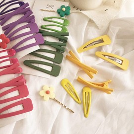7Pcs Yellow Sweet Flower Women Girl Barrette Bobby Pin Hairpin Hair Clips Decoration Elegant Gold Gifts Hair Clips Clips and Barrettes,Yellow Hair Accessories