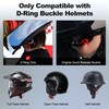 TOKCKYBL Universal Helmet Quick Release Buckle Kit - Stainless Steel