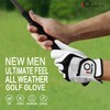 FINGER TEN Mens All Weather Cabretta Synthetic Leather Natural Fit
