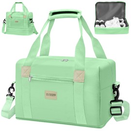 CS COSDDI Designed for Ryanair Cabin Bag 40x20x25 Underseat Carry-ons Bag, Expandable for Easyjet Cabin Bag Travel Bag with Trolley Sleeve Weekend Overnight Bag Hand Luggage Bag for Women Men