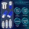 Frienda 70 Pieces LED Car Bulb Kit Interior Light, License