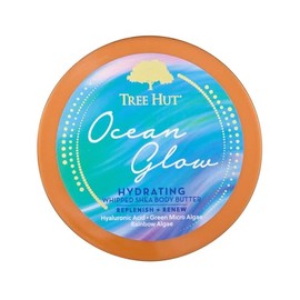 TREE HUT, Whipped Body Butter Ocean Glow, Manteca Corporal Hidratante, Piel Suave y Radiante, Aroma de Mar Tropical