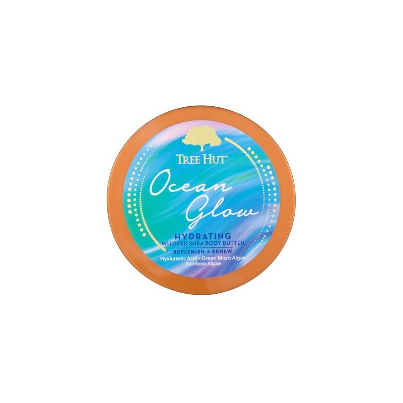 TREE HUT, Whipped Body Butter Ocean Glow, Manteca Corporal Hidratante,