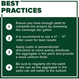 INSL-X Sure Step Acrylic Anti-Slip Paint, Saddle Brown, 1 Gallon (Pack of 1)