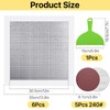 Boocalny 6 Pcs 12x12 Inch Drywall Repair Kit, Self-Adhesive Mesh