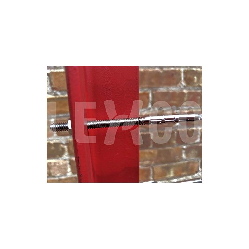 Hand Swage Threaded Terminal for 3/16" Cable (10 Pieces/Pack), 1/4"-20