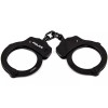 POLICE Handcuffs Professional Double Lock Heavy Duty Metal Steel Black