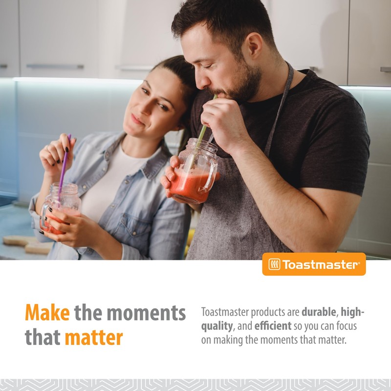 Toastmaster 400 Watt Blender with 48 oz Glass Jar -