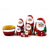 Matryoshka Russian Nesting Doll Babushka Santa Claus Set 7 Pieces