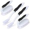 HileSwan Scrub Brush Set, 4 Pack Deep Cleaning Brush Kit