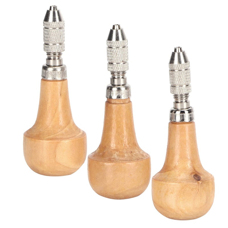Precise Pin Vise,Graver Handle Pin Vise Jewelers Handles Wooden Vice