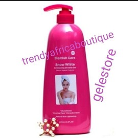 Blemish Care Snow White Exfoliating Shower Gel. ORGANIC FORMULAR 1000ml X 1