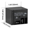 Weasch Power Relay, SLC-12VDC-SL-A, Coil Voltage DC 12V, 30A 250VAC/30VDC,
