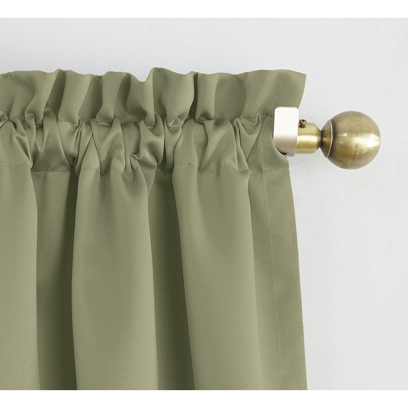 Sun Zero Easton Blackout Energy Efficient Rod Pocket Curtain Panel,