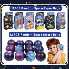230PCS Space Party Favors, Space Themed Birthday Party Decorations, Outer Space Party Favors Gifts Goodie Bags Stuffers, Galaxy Planet Space Birthday Party Supplies Astronaut Toys for Kids Boys Girls