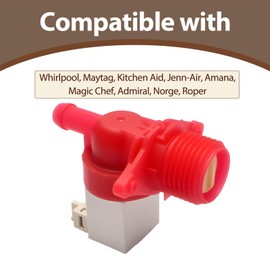 W11688994 Washer Water Inlet Valve Compatible with Whirlpool, Maytag, Amana, Admiral, Norge, Inglis Washer Replacement for AP7218602, W11316255, W11036928, W11486360
