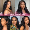 Human Hair Wig Deep Wave Real Hair Wig 13 x