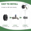 Horiznext 275 330 Gallon IBC Tote Tank Adapter and Water