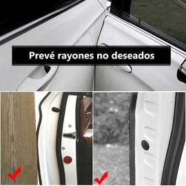 Protector Borde Puerta Auto Sello Hule Moldura Antirrayas Universal 5m