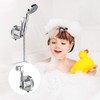Shower Head Holder, No Drilling, Suction Cup, 120° Adjustable Shower
