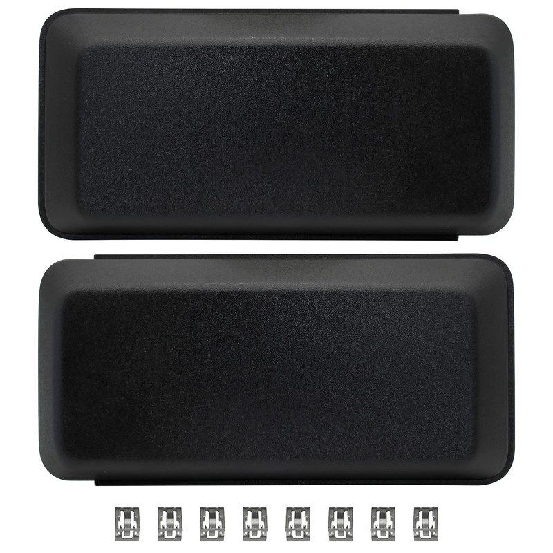 KEWISAUTO Front Bumper Guards Pads for Ford F-150, Black Bumper