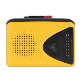 Wisoqu Cassette Tape Player Recorder, Portable AM FM Radio, Built in Microphone, Speaker, 3.5MM Headphone Jack, Compact Size for Home, Travel