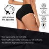 Molasus Women's Soft Cotton Underwear Briefs High Waisted Postpartum Panties