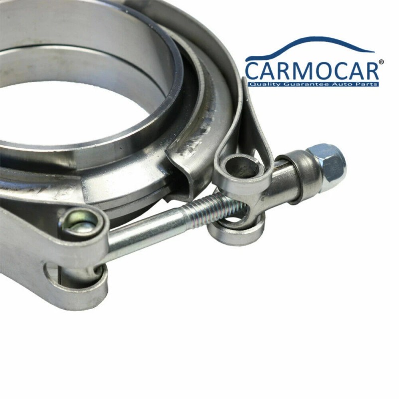 Carmocar Universal 2.25'' V-Band Clamp & Flange Kit for Turbo